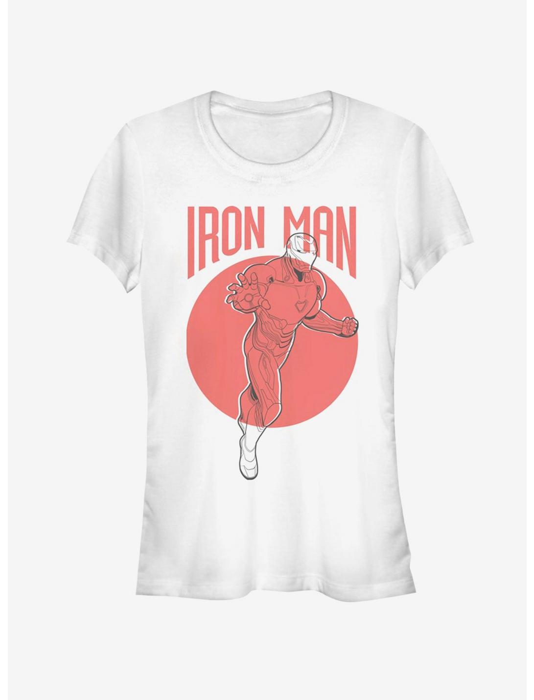 Marvel Avengers Endgame Iron Man Simplicity Girls T-Shirt, WHITE, hi-res