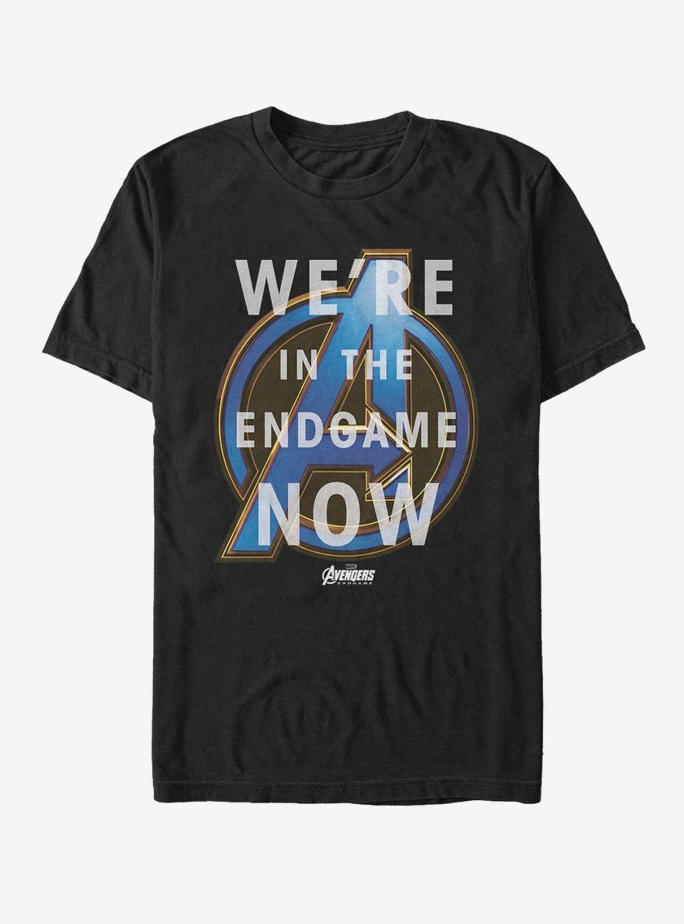 Marvel Avengers Endgame Game Closing T-Shirt, BLACK, hi-res