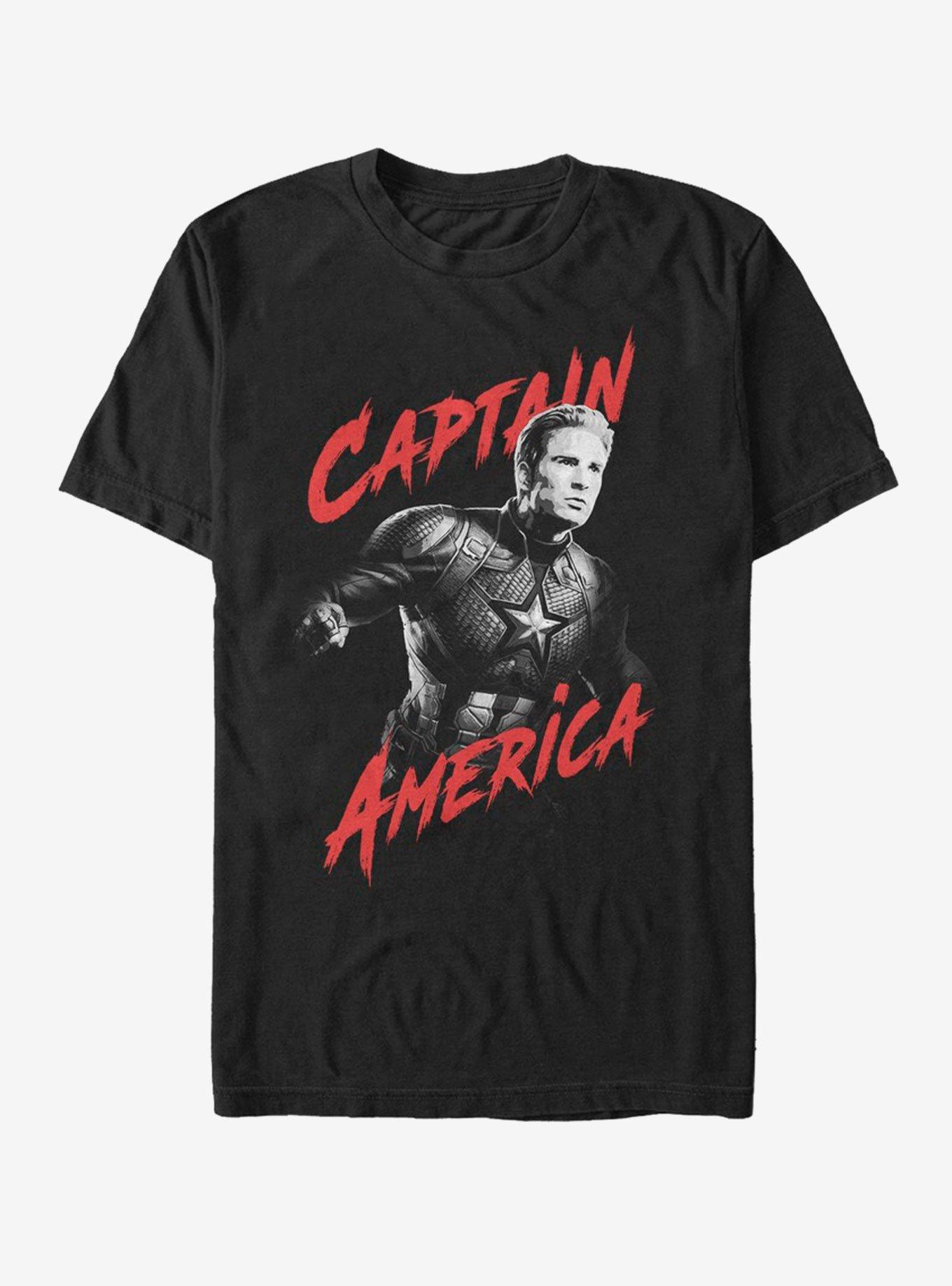 Marvel Avengers Endgame High Contrast America T-Shirt, , hi-res