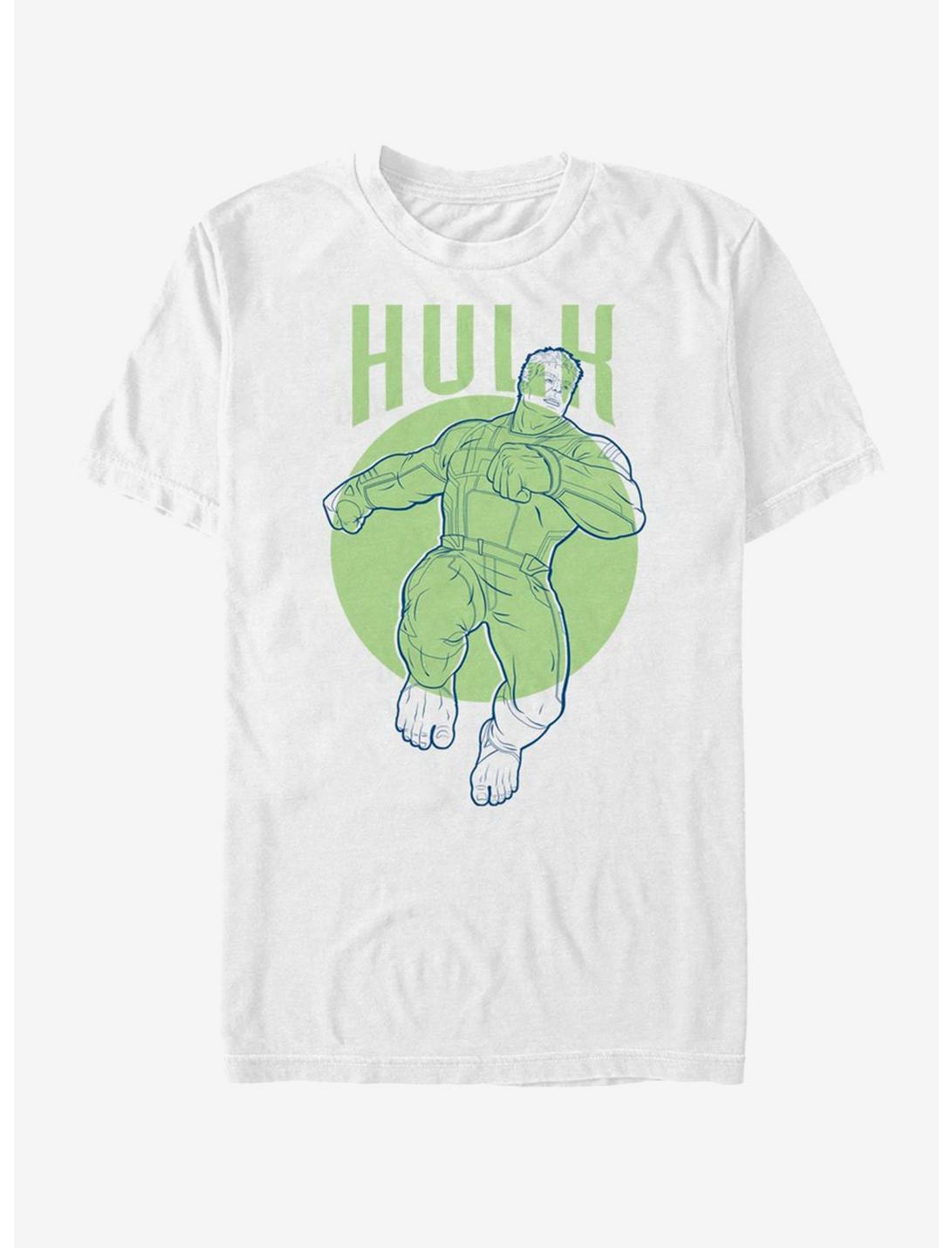 Marvel Avengers Endgame Hulk Simplicity T-Shirt, WHITE, hi-res