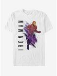Marvel Avengers Endgame Iron Man Painted T-Shirt, WHITE, hi-res