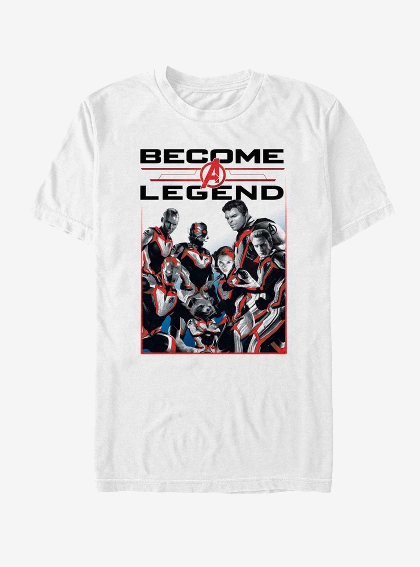 Marvel Avengers Endgame Legendary Group T-Shirt, WHITE, hi-res