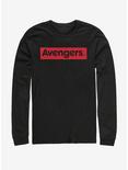 Marvel Avengers Endgame Avengers Long Sleeve T-Shirt, BLACK, hi-res