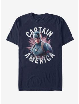 Marvel Avengers Endgame Captain America Burst T-Shirt, , hi-res