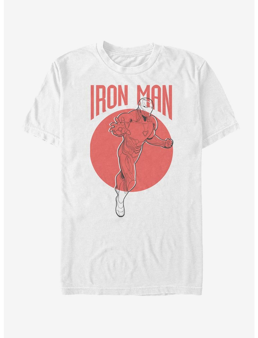 Marvel Avengers Endgame Iron Man Simplicity T-Shirt, WHITE, hi-res
