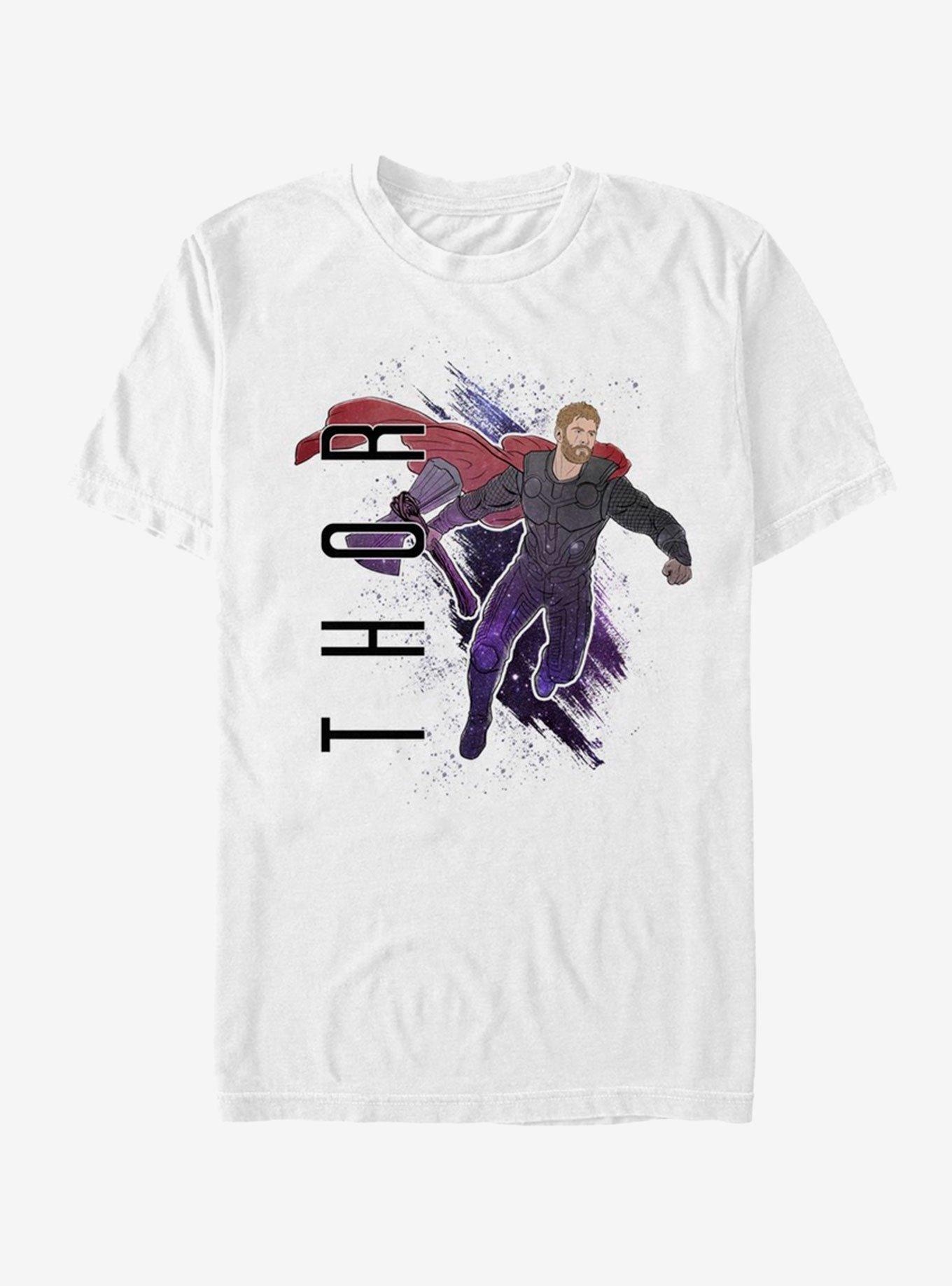 Marvel Avengers Endgame Thor Painted T-Shirt, WHITE, hi-res