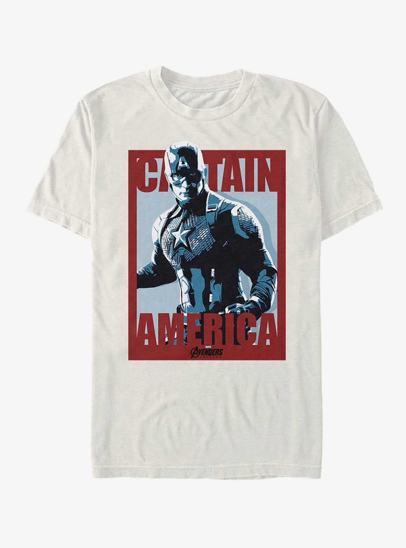 Marvel Avengers Endgame Captain Poster T-Shirt, , hi-res