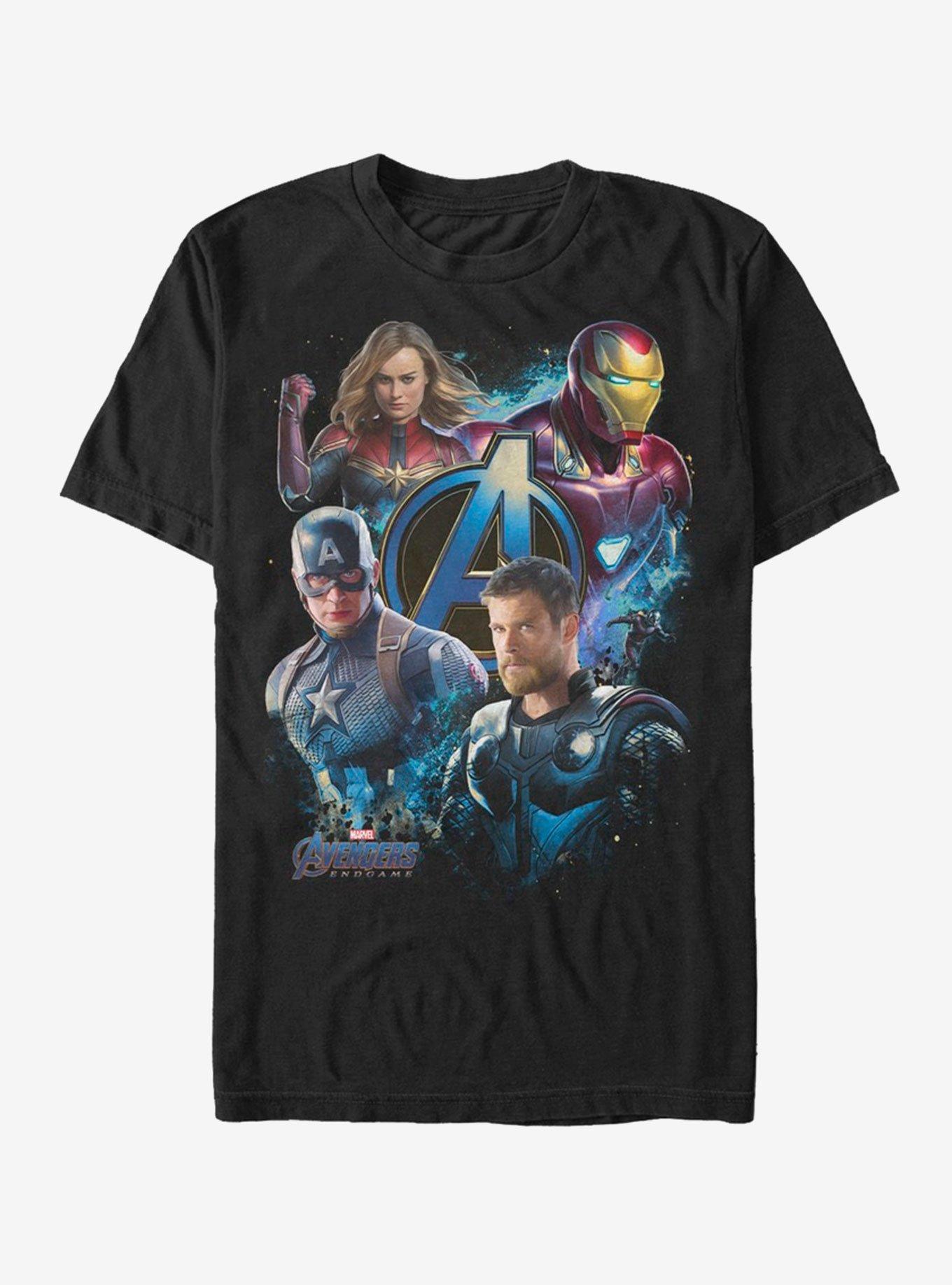 Marvel Avengers Endgame Strong Team T-Shirt, BLACK, hi-res