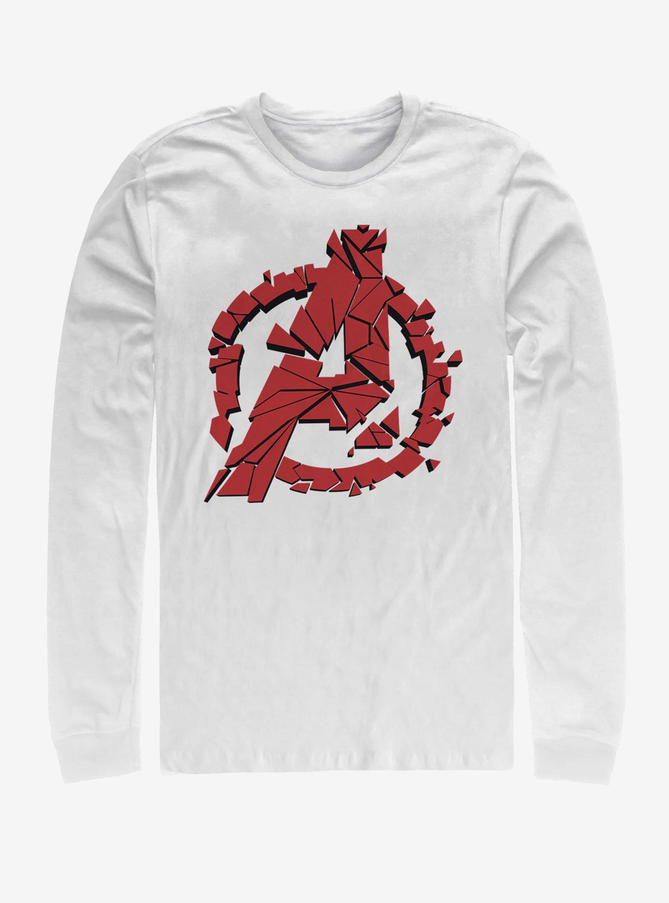 Marvel Avengers Endgame Avengers Shattered Long-Sleeve T-Shirt, WHITE, hi-res