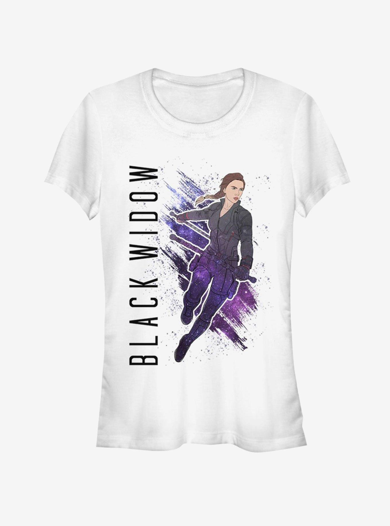 Marvel Avengers Endgame Black Widow Painted Girls T-Shirt, , hi-res