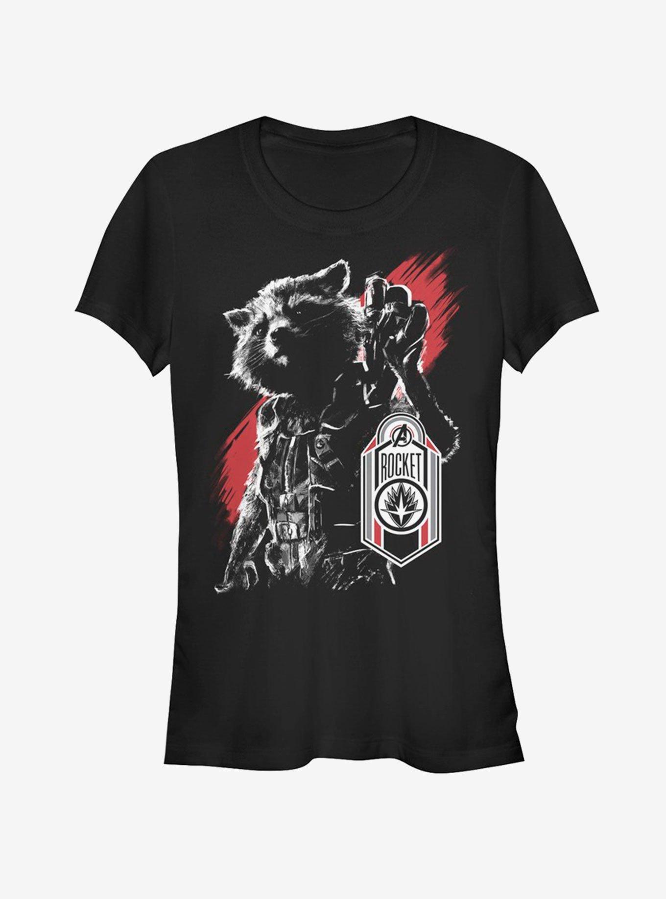 Marvel Avengers Endgame Rocket Tag Girls T-Shirt, , hi-res