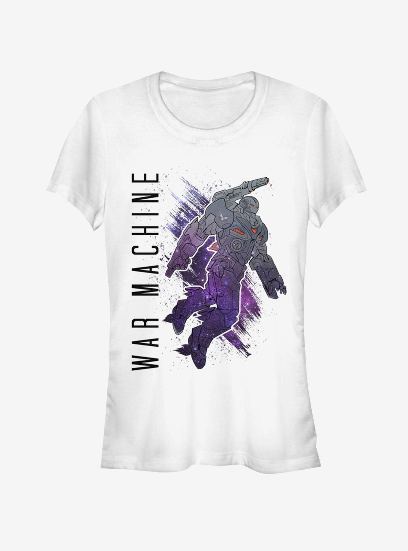 Marvel Avengers Endgame War Machine Painted Girls T-Shirt, WHITE, hi-res