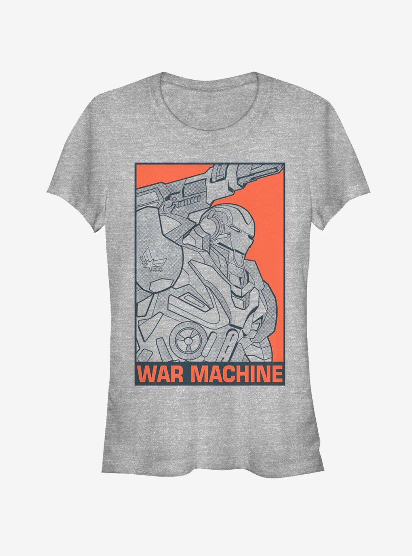 Marvel Avengers Endgame Pop War Machine Girls T-Shirt, ATH HTR, hi-res