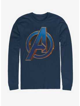 Marvel Avengers Endgame Blue Logo Long-Sleeve T-Shirt, , hi-res