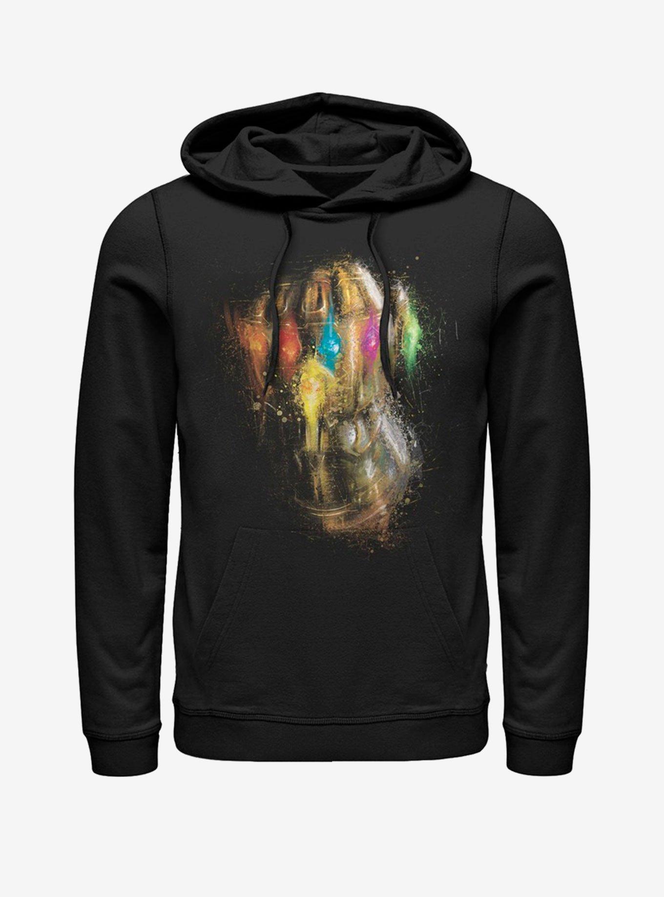 Marvel Avengers Endgame Painting Glove Hoodie, BLACK, hi-res