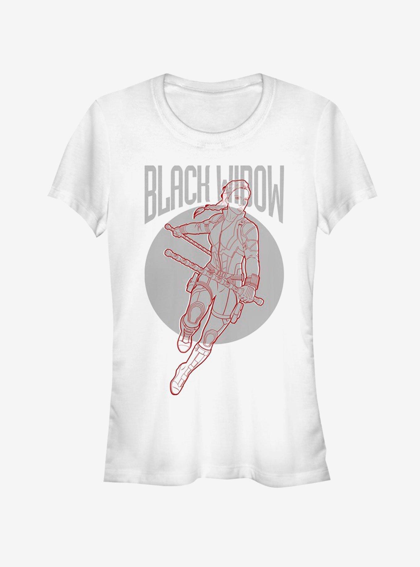 Marvel Avengers Endgame Black Widow Simplicity Girls T-Shirt, , hi-res