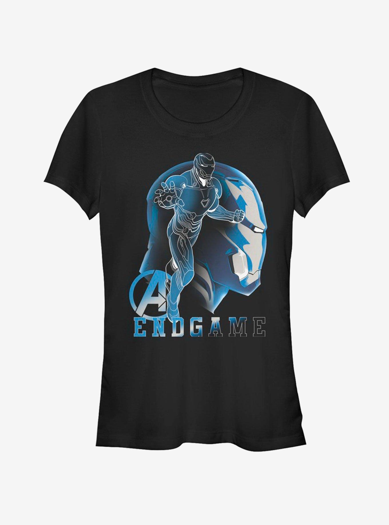 Marvel Avengers Endgame Iron Man Endgame Silhouette Girls T-Shirt, , hi-res