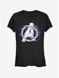 Marvel Avengers Endgame White Flares Girls T-Shirt, BLACK, hi-res