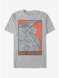 Marvel Avengers Endgame Pop War Machine T-Shirt, SILVER, hi-res