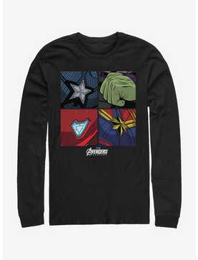 Marvel Avengers Endgame Hero Emblems Long-Sleeve T-Shirt, , hi-res