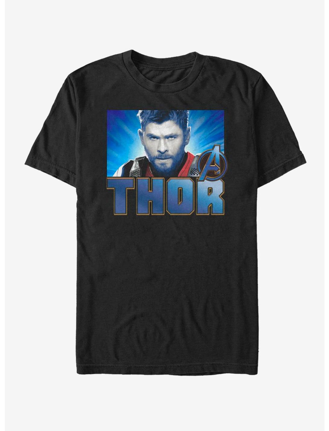 Marvel Avengers Endgame Thor Gaze T-Shirt, BLACK, hi-res