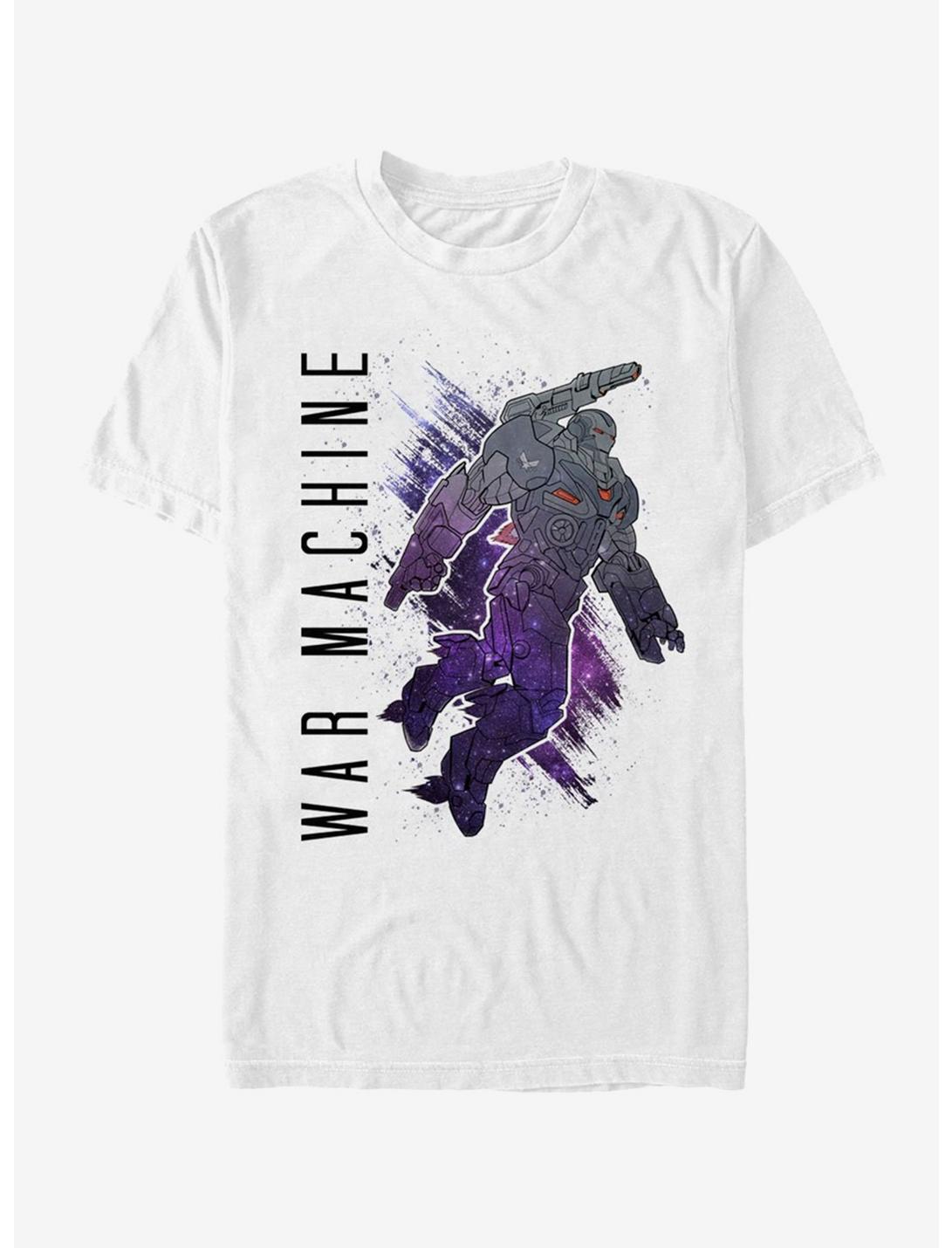 Marvel Avengers Endgame War Machine Painted T-Shirt, WHITE, hi-res