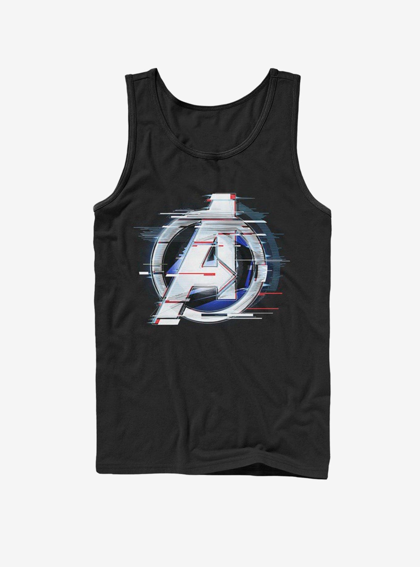 Marvel Avengers Endgame White Flares Tank, BLACK, hi-res