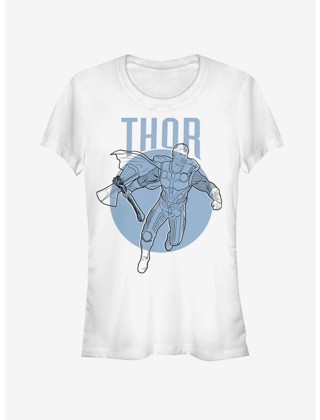 Marvel Avengers Endgame Thor Simplicity Girls T-Shirt, WHITE, hi-res