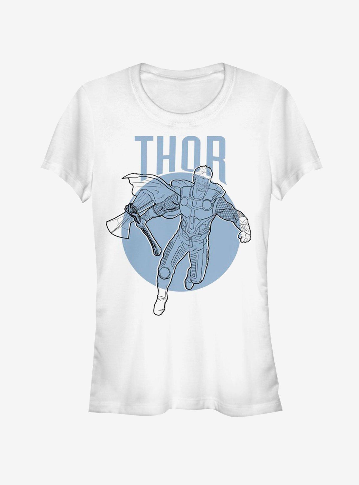 Marvel Avengers Endgame Thor Simplicity Girls T-Shirt, WHITE, hi-res