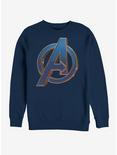Marvel Avengers Endgame Blue Logo Sweatshirt, NAVY, hi-res