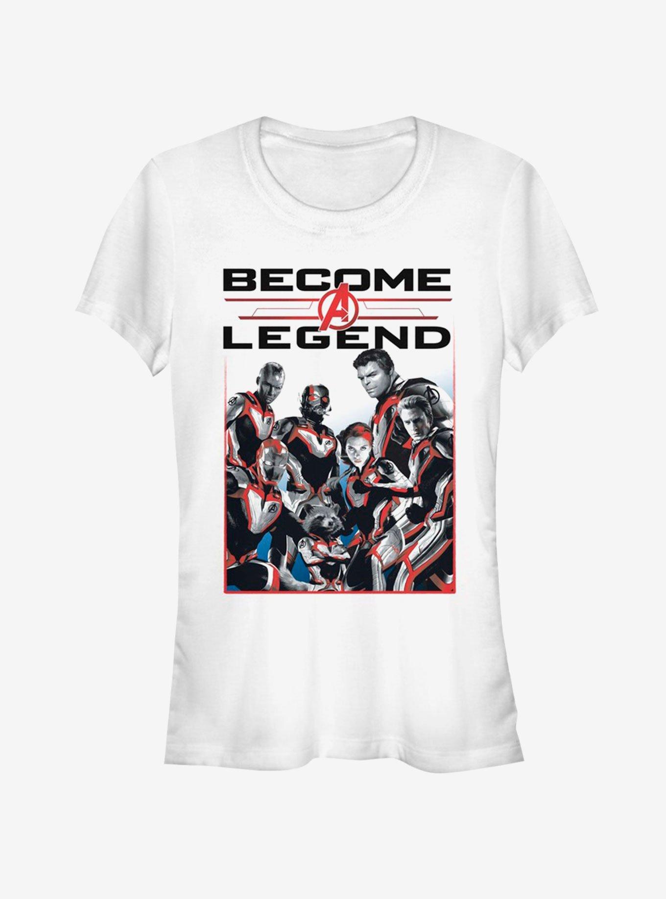 Marvel Avengers Endgame Legendary Group Girls T-Shirt, WHITE, hi-res