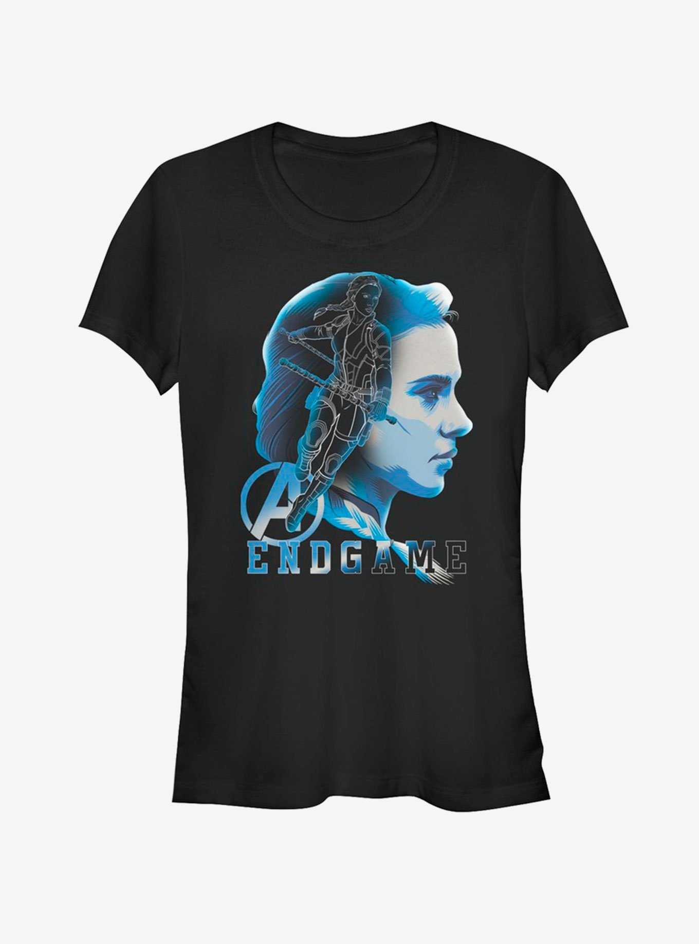 Marvel Avengers Endgame Black Widow Endgame Silhouette Girls T-Shirt, , hi-res