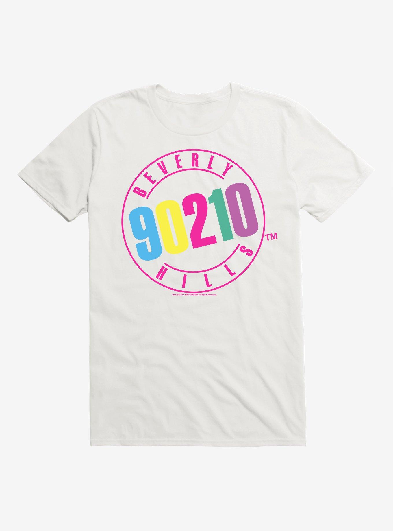 Beverly Hills 90210 Logo T-Shirt, WHITE, hi-res