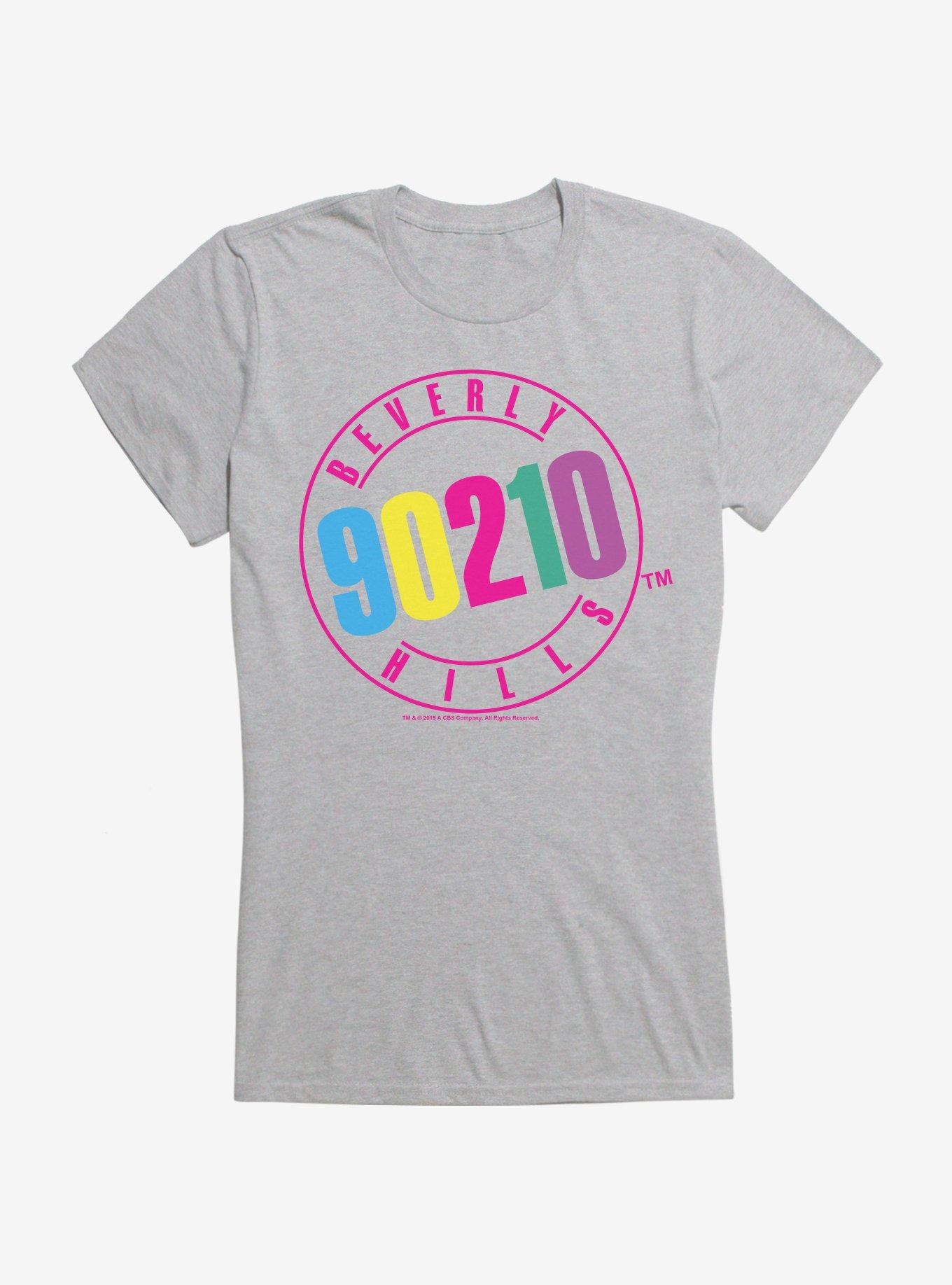 Beverly Hills 90210 Logo Girls T-Shirt, HEATHER, hi-res