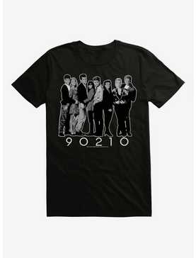 Beverly Hills 90210 Black and White Cast T-Shirt, , hi-res