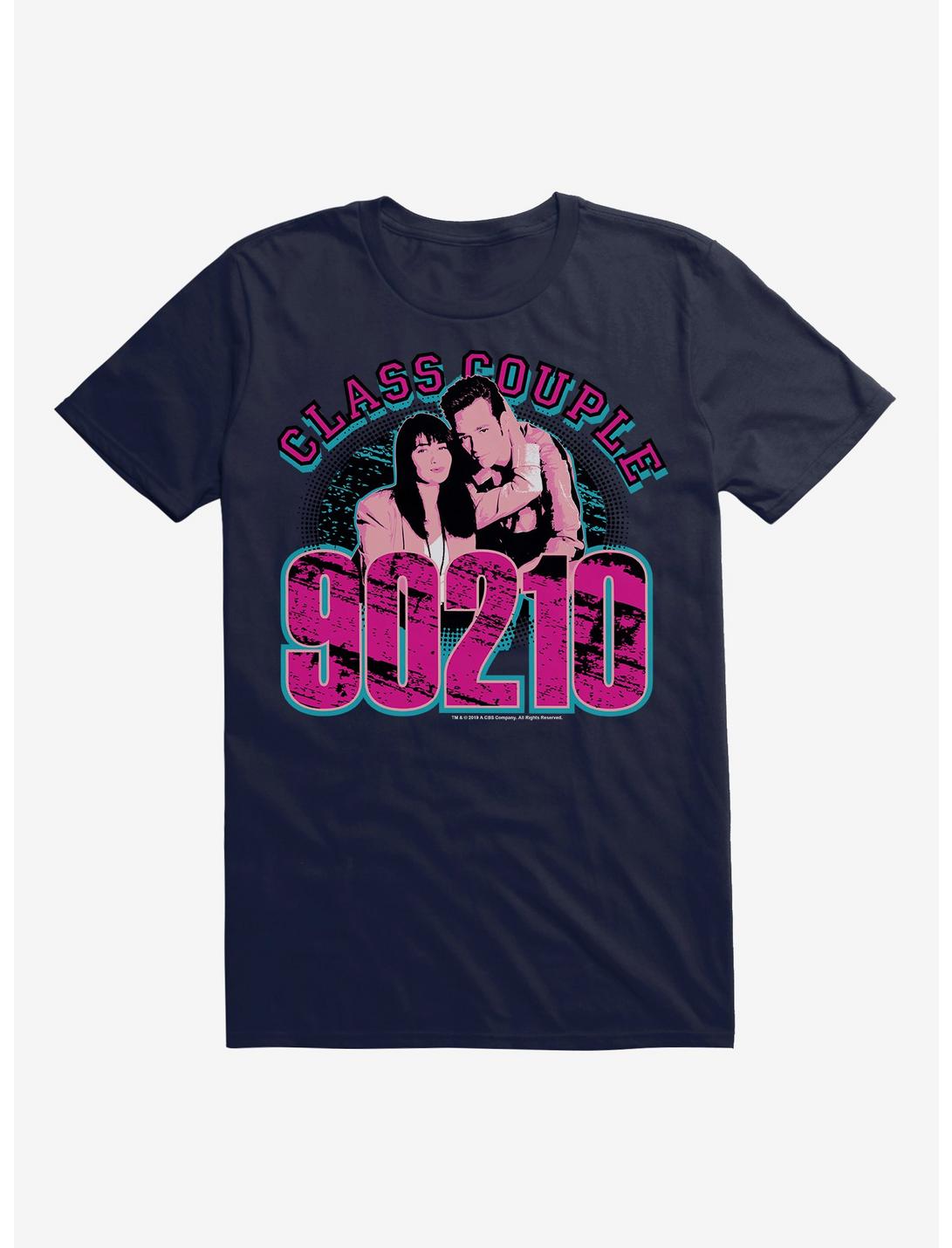 Beverly Hills 90210 Class Couple Dylan and Brenda T-Shirt, NAVY, hi-res