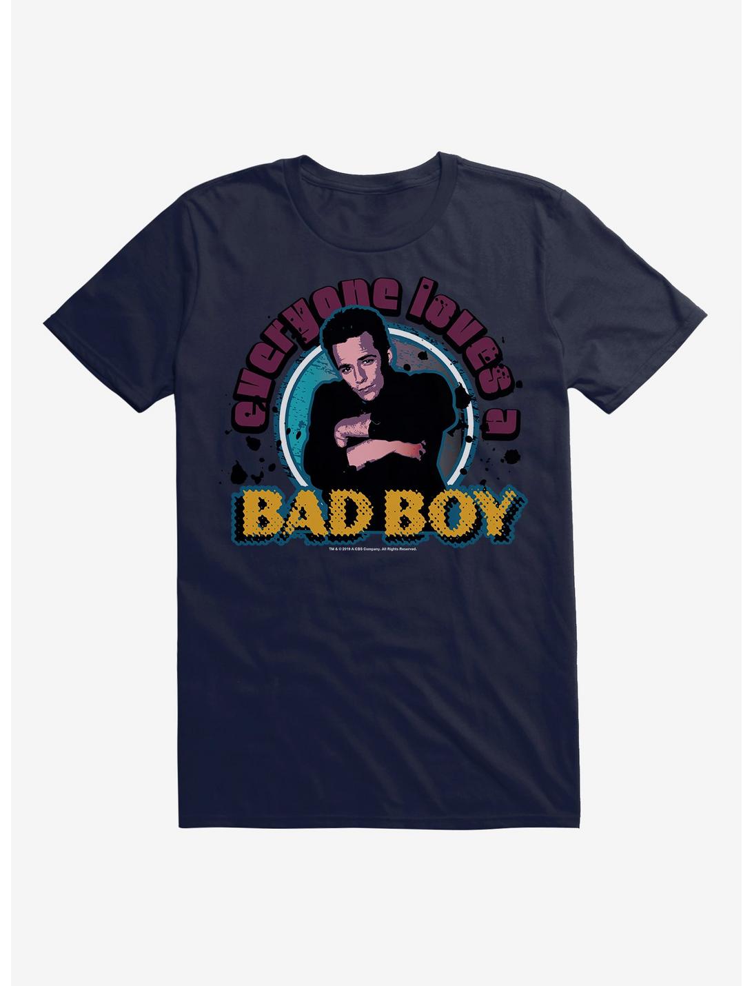 Beverly Hills 90210 Everyone Loves a Bad Boy Dylan T-Shirt, NAVY, hi-res