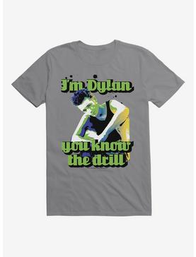 Beverly Hills 90210 I'm Dylan You Know The Drill T-Shirt, STORM GREY, hi-res