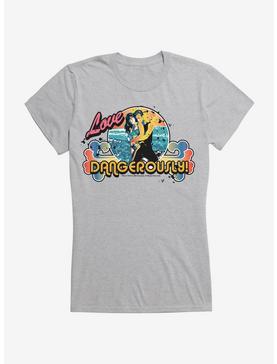 Beverly Hills 90210 Love Dangerously Dylan and Brenda Girls T-Shirt, HEATHER, hi-res