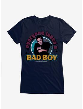 Beverly Hills 90210 Everyone Loves a Bad Boy Dylan Girls T-Shirt, NAVY, hi-res