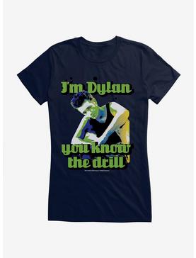 Beverly Hills 90210 I'm Dylan You Know The Drill Girls T-Shirt, NAVY, hi-res