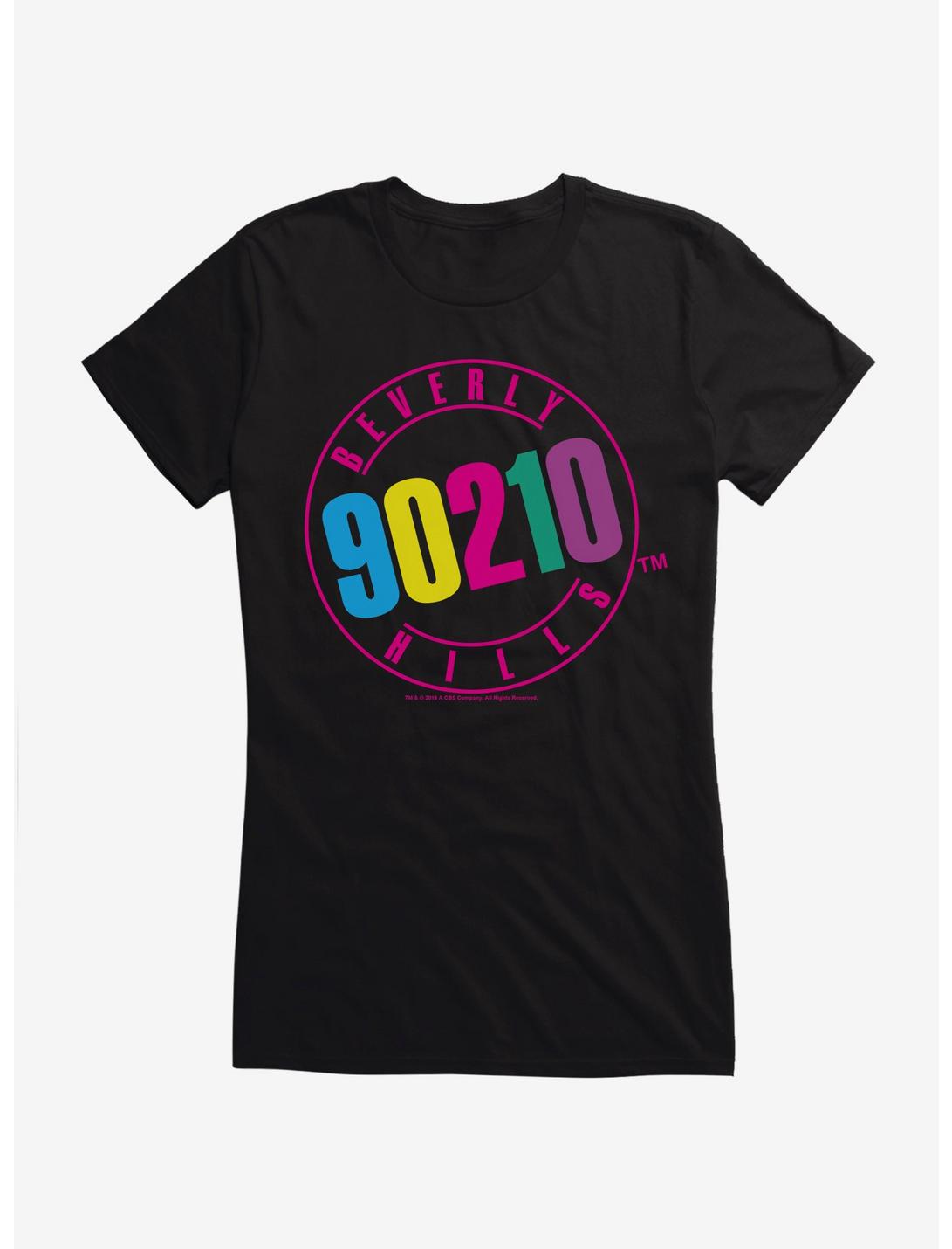 Beverly Hills 90210 Logo Girls T-Shirt, BLACK, hi-res