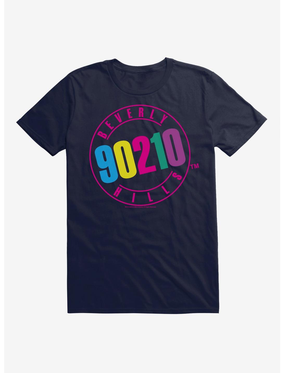 Beverly Hills 90210 Logo T-Shirt, NAVY, hi-res