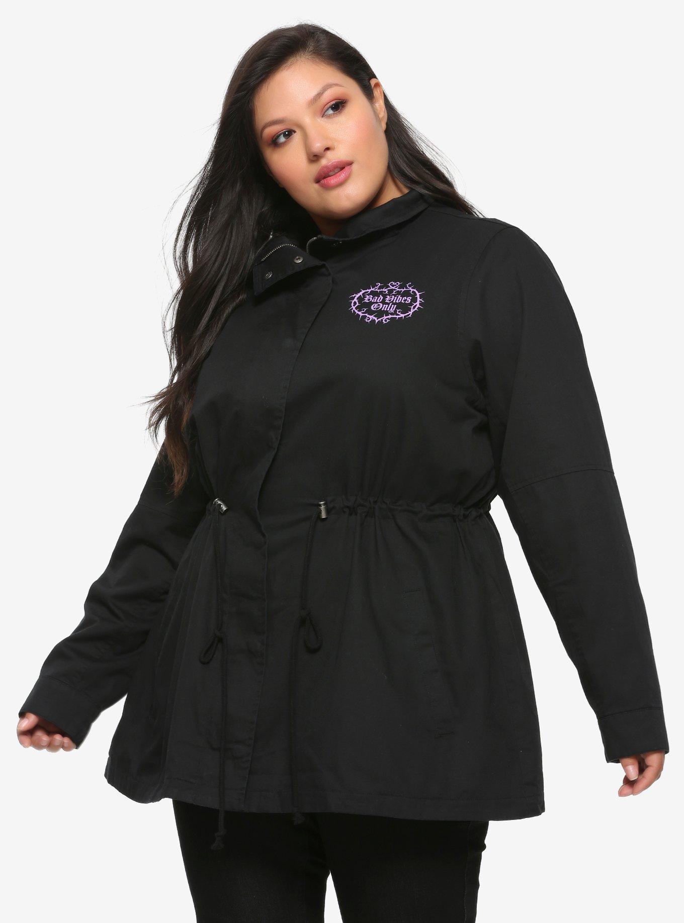 Disney Villains Skull Girls Cargo Jacket Plus Size, MULTI, hi-res