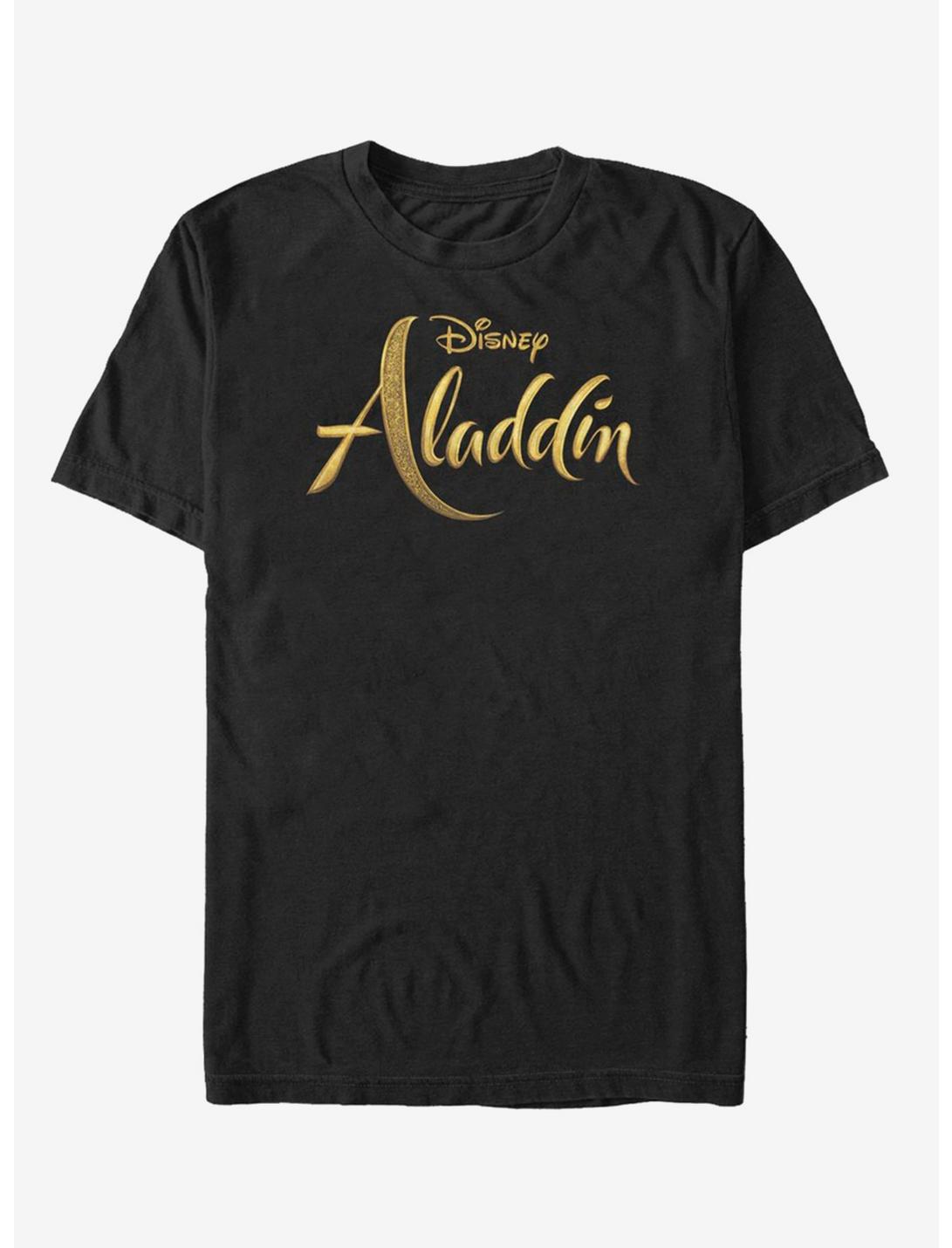 Disney Aladdin 2019 Aladdin Live Action Logo T-Shirt, BLACK, hi-res