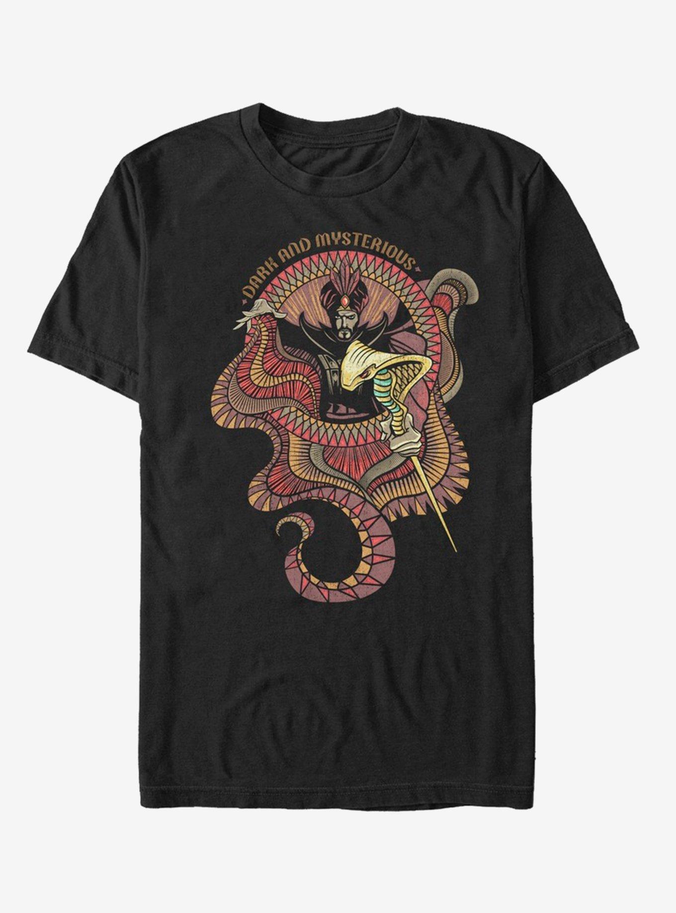 Disney Aladdin 2019 Jafar Circular T-Shirt, BLACK, hi-res