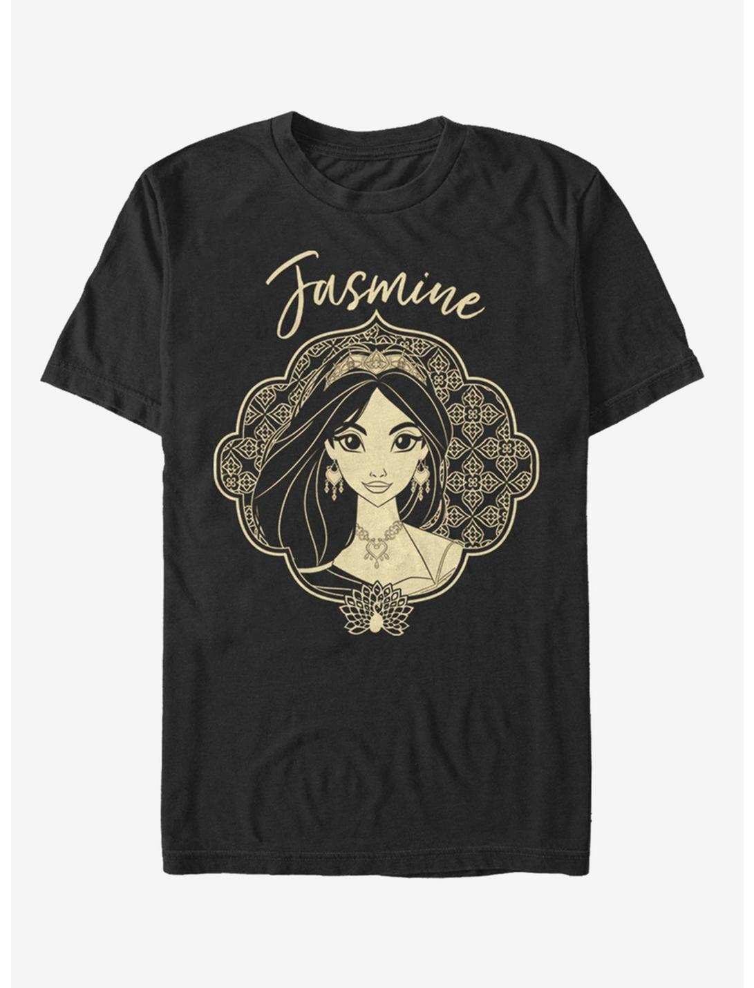 Disney Aladdin 2019 Jasmine Portrait T-Shirt, BLACK, hi-res