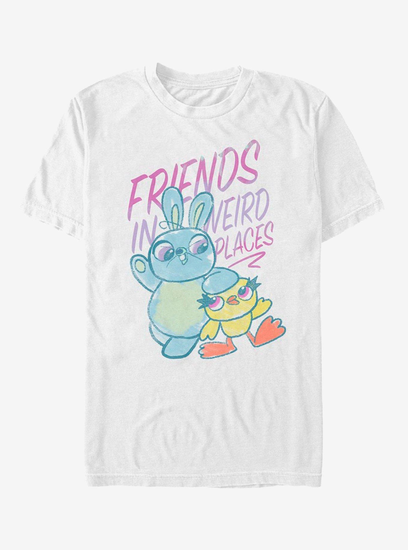 Disney Pixar Toy Story 4 Friends Sketch T-Shirt, WHITE, hi-res