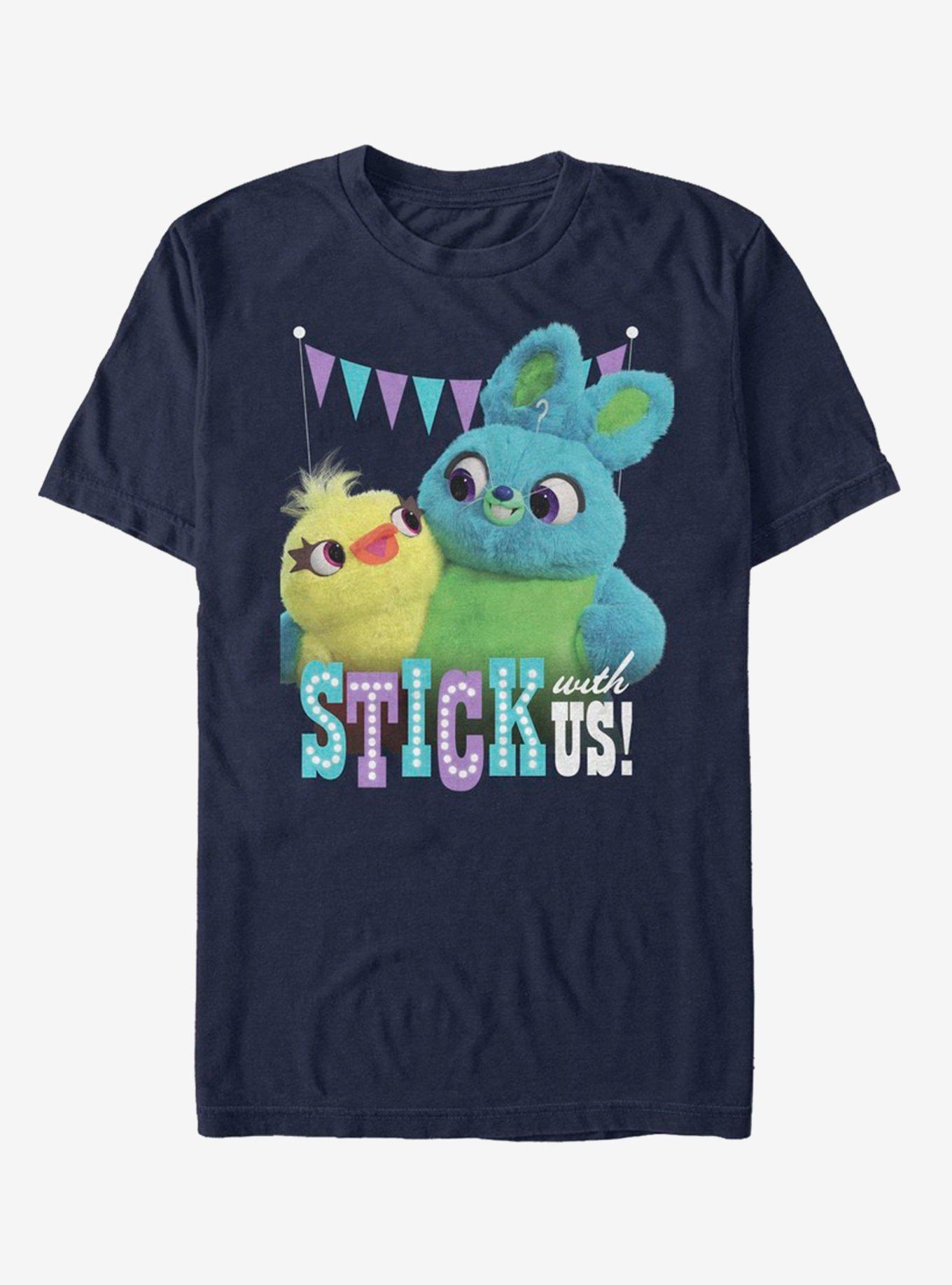 Disney Pixar Toy Story 4 Stick With Us T-Shirt, NAVY, hi-res