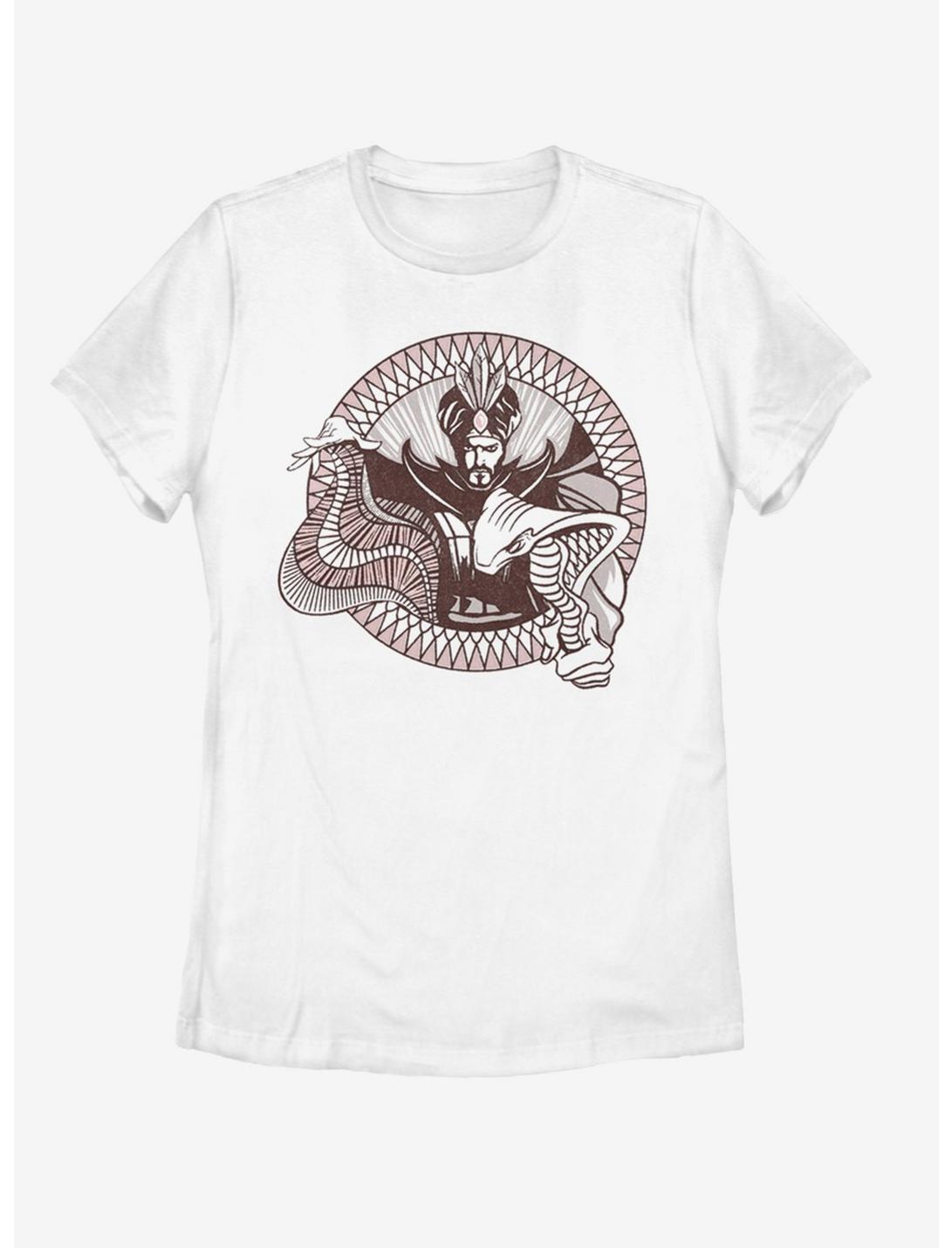 Disney Aladdin 2019 Jafar Circle Womens T-Shirt, WHITE, hi-res